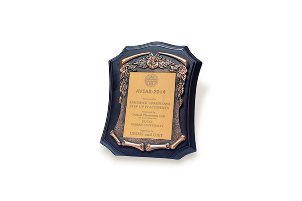 Abhishek Upadhyay facilitated from UAIMS & UIET from PU for hiring maximum MBA Graduates in 2014